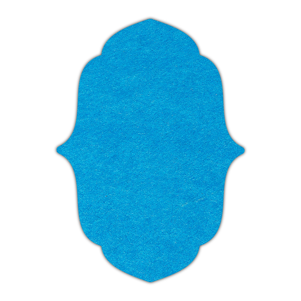 CMYK Print on Tabriz Blue Cardstock | Shape P11 | 8" x 10"