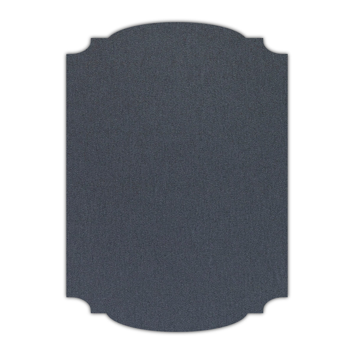 CMYK Print on Shimmer Anthracite Cardstock | Shape P12 | 4.25" x 5.5"