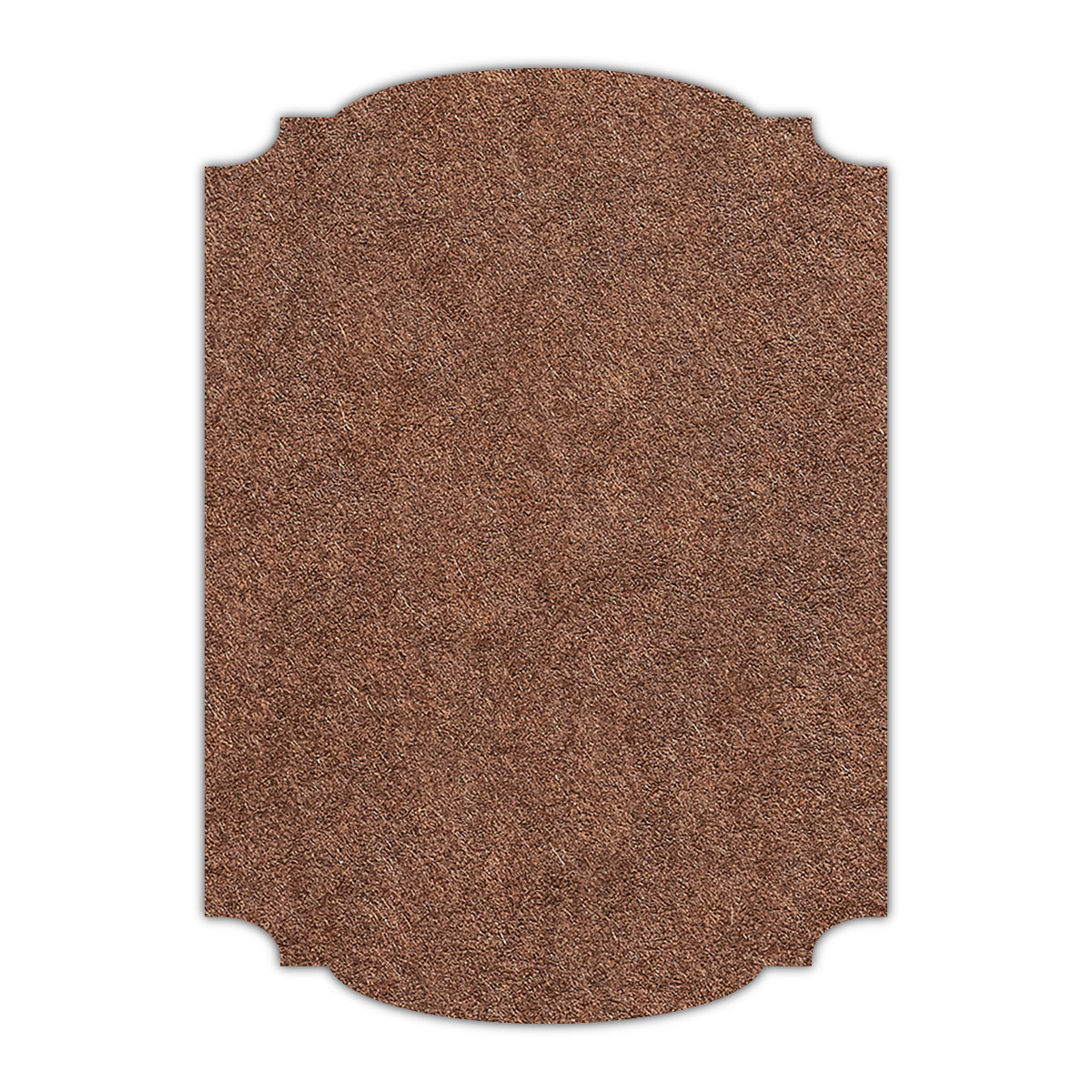 CMYK Print on Bagdad Brown Cardstock | Shape P12 | 8.5" x 11"
