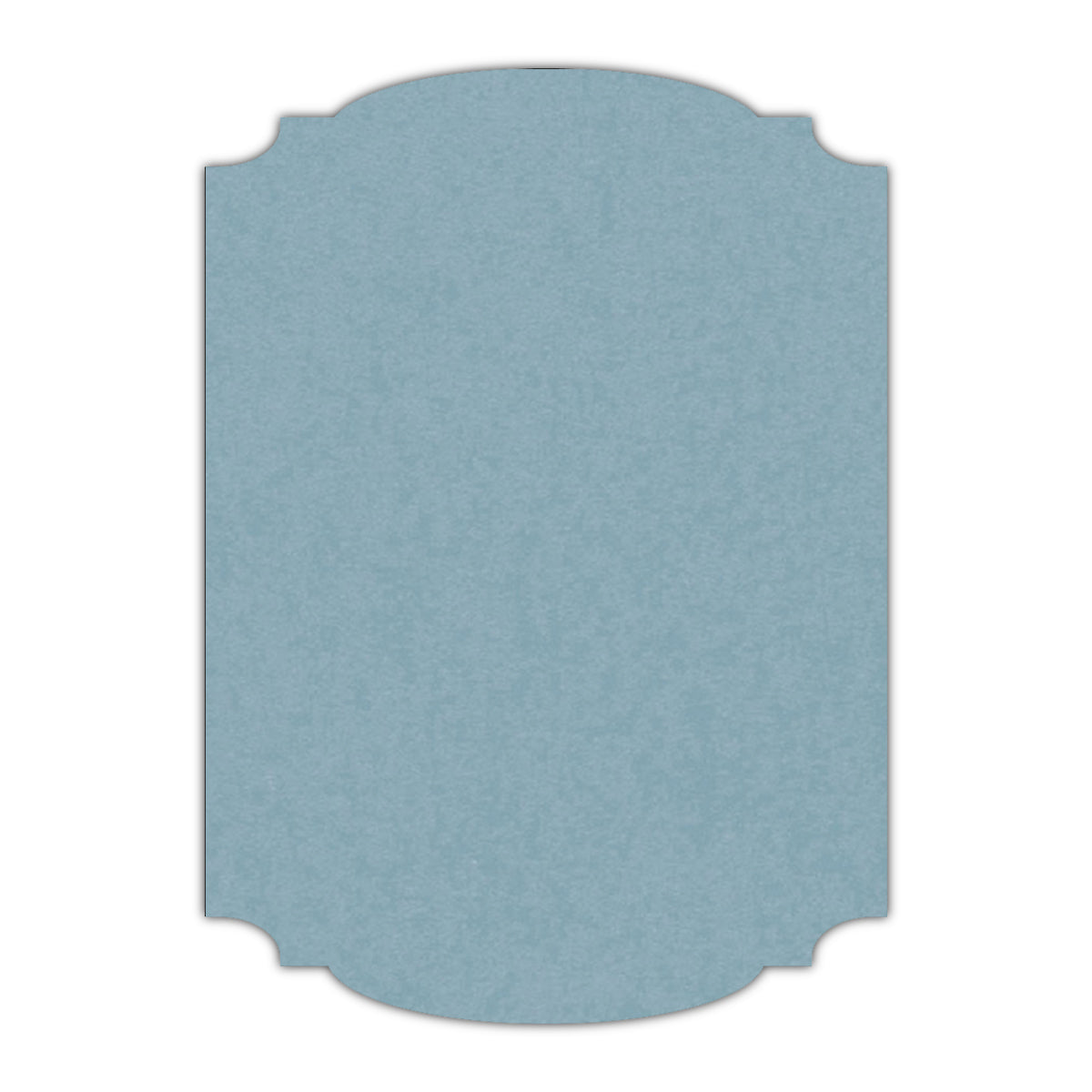 CMYK Print on Baltic Sea Cardstock | Shape P12 | 2" x 3"