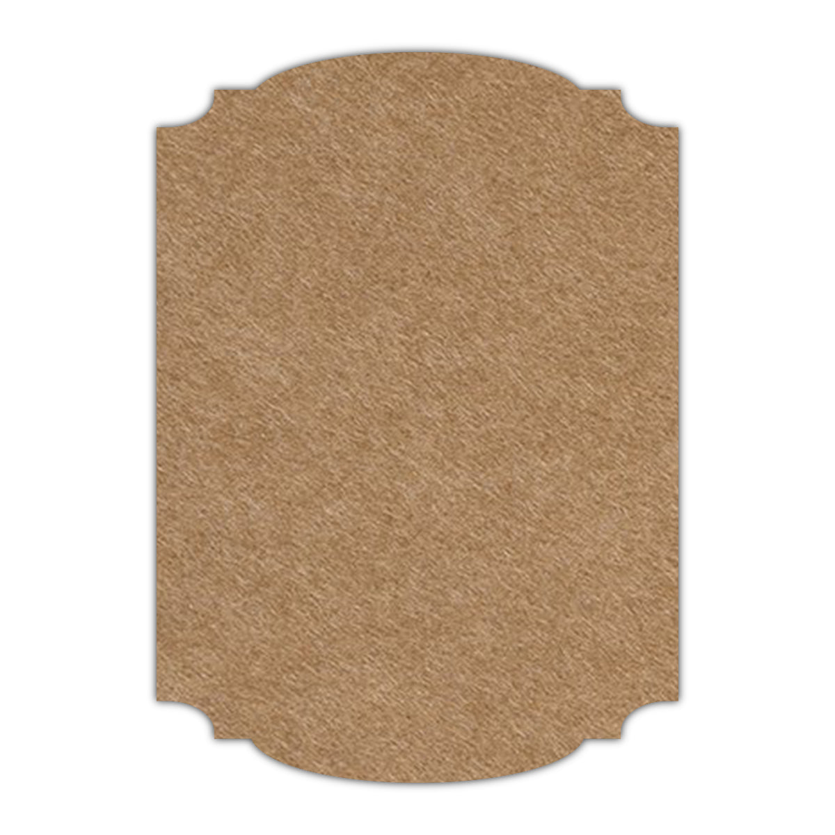 CMYK Print on Beach Sand Cardstock | Shape P12 | 3" x 4"