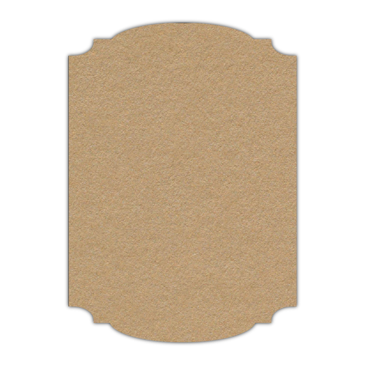 CMYK Print on Camel Cardstock | Shape P12 | 11" x 17"