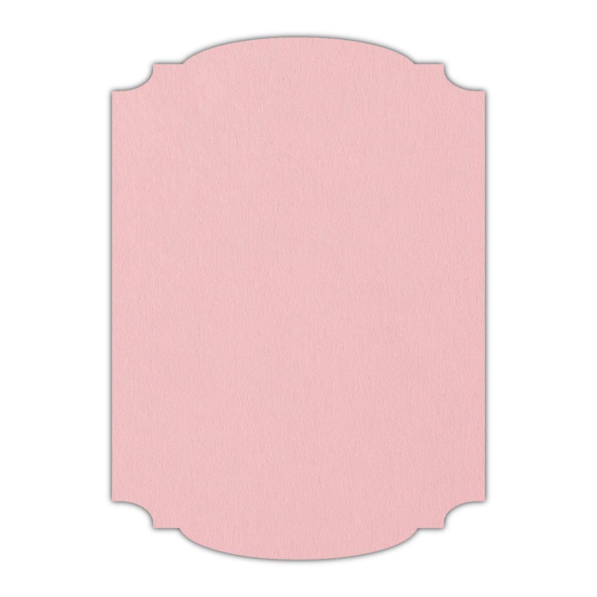 CMYK Print on Candy Pink Cardstock | Shape P12 | 8.5" x 11"
