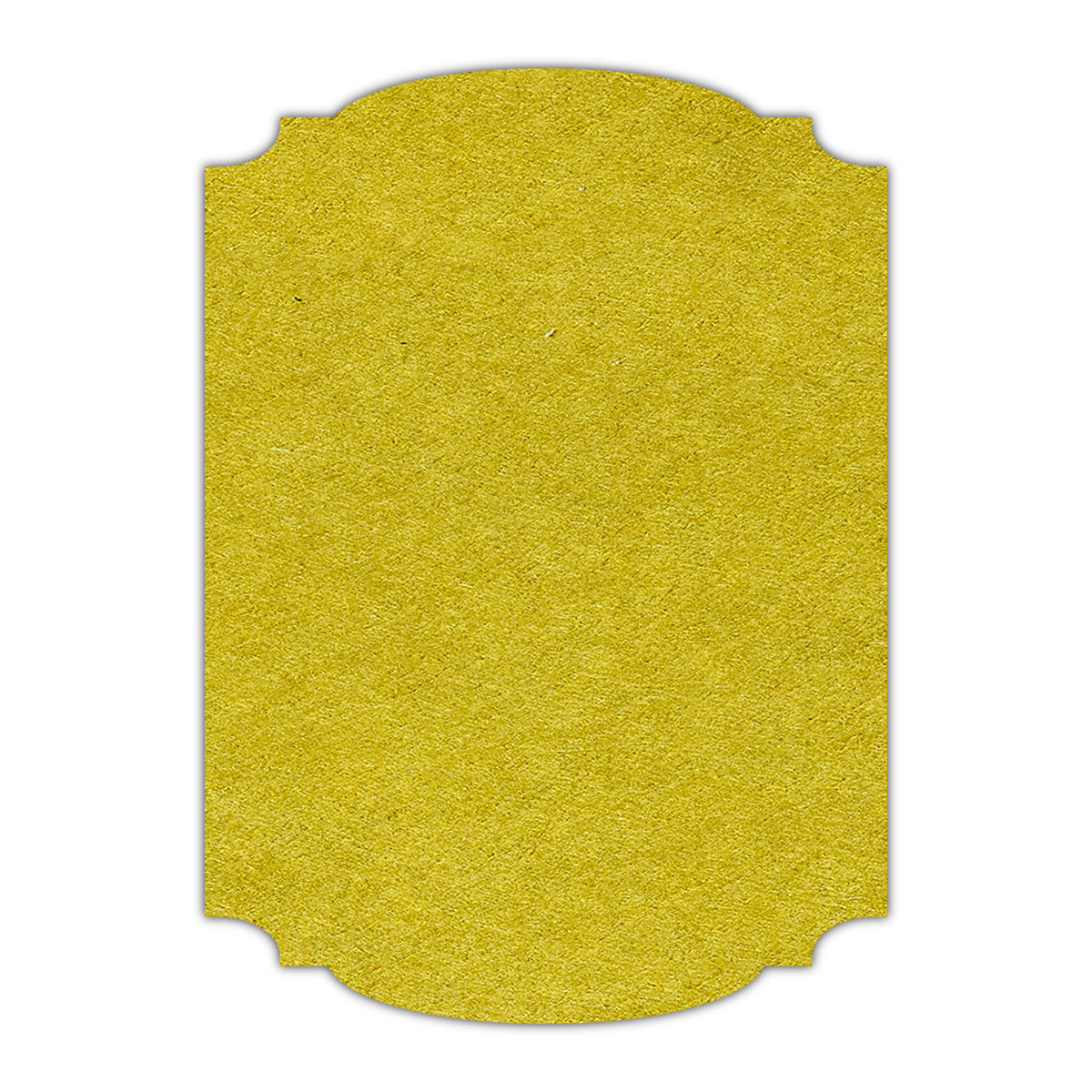 CMYK Print on Chartreuse Cardstock | Shape P12 | 5" x 8"
