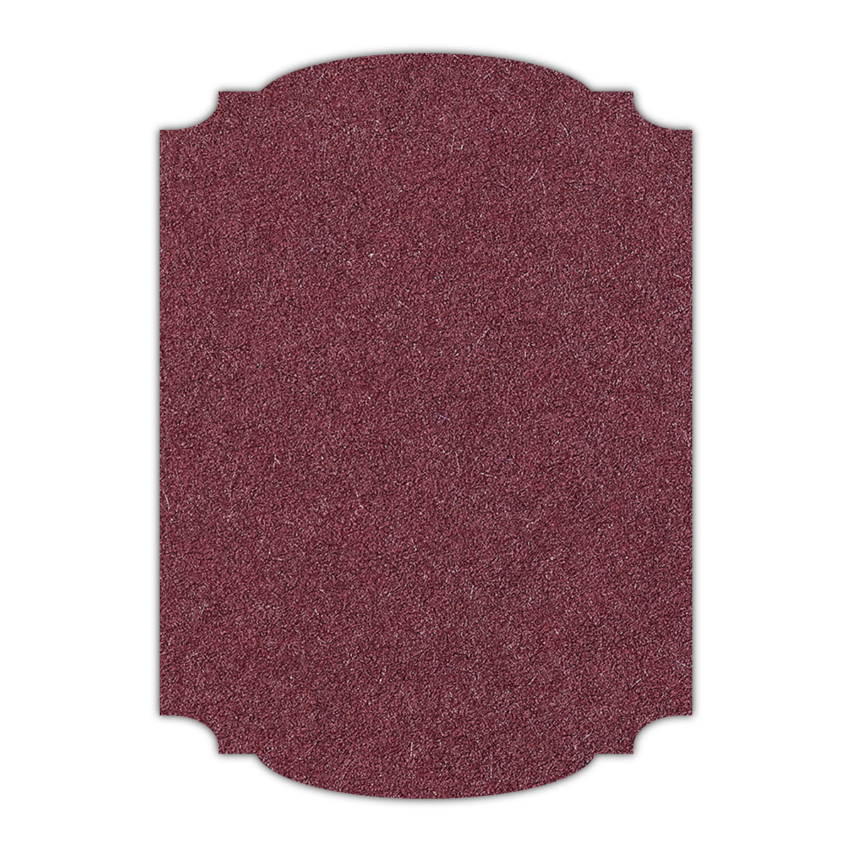 CMYK Print on Claret Cardstock | Shape P12 | 2.5" x 3.5"