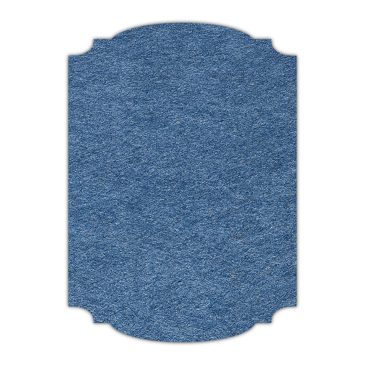 CMYK Print on Cobalt Cardstock | Shape P12 | 3" x 4"