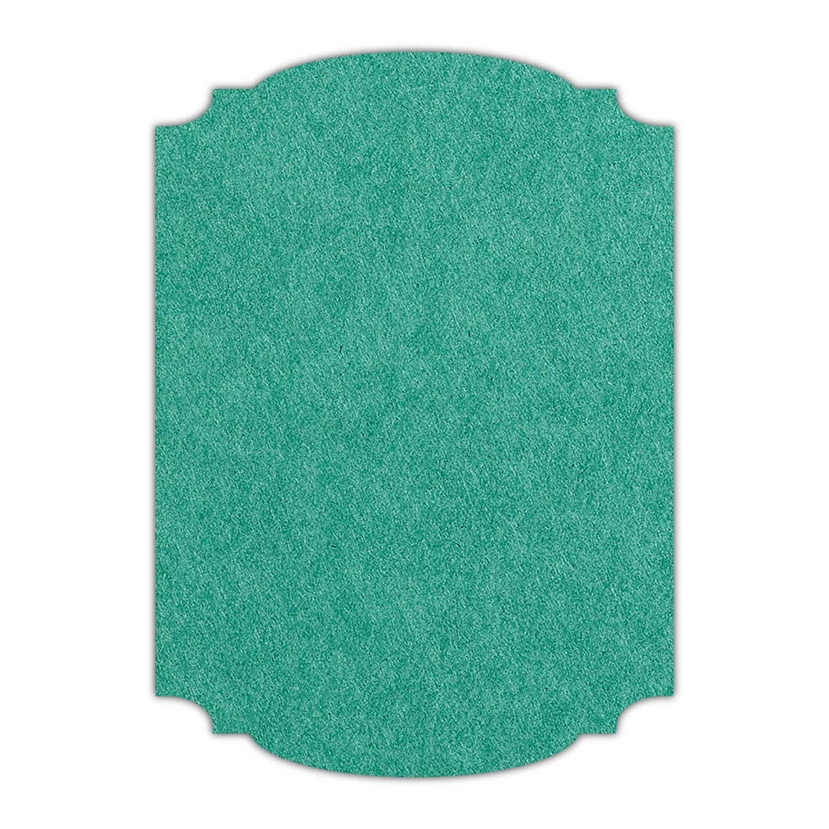 CMYK Print on Emerald Cardstock | Shape P12 | 5" x 7"