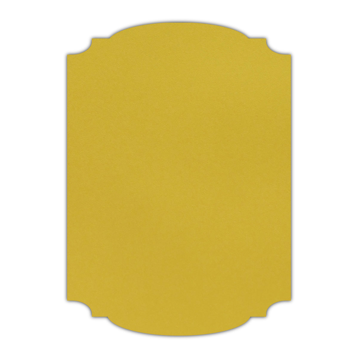 CMYK Print on Shimmer Fine Gold Cardstock | Shape P12 | 5.5" x 8.5"