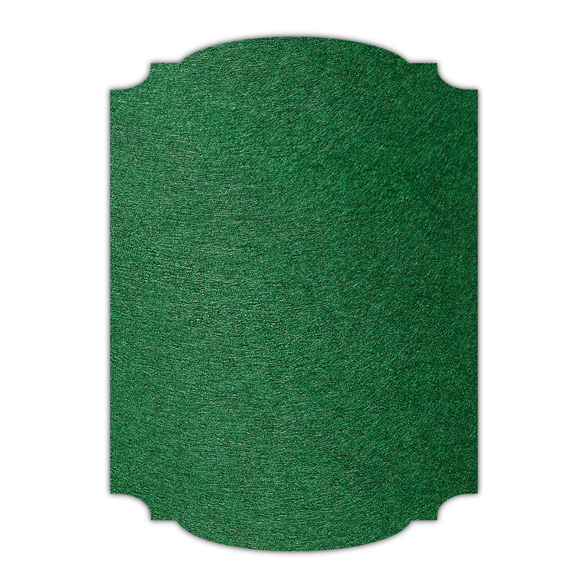 CMYK Print on Forest Cardstock | Shape P12 | 2" x 3"