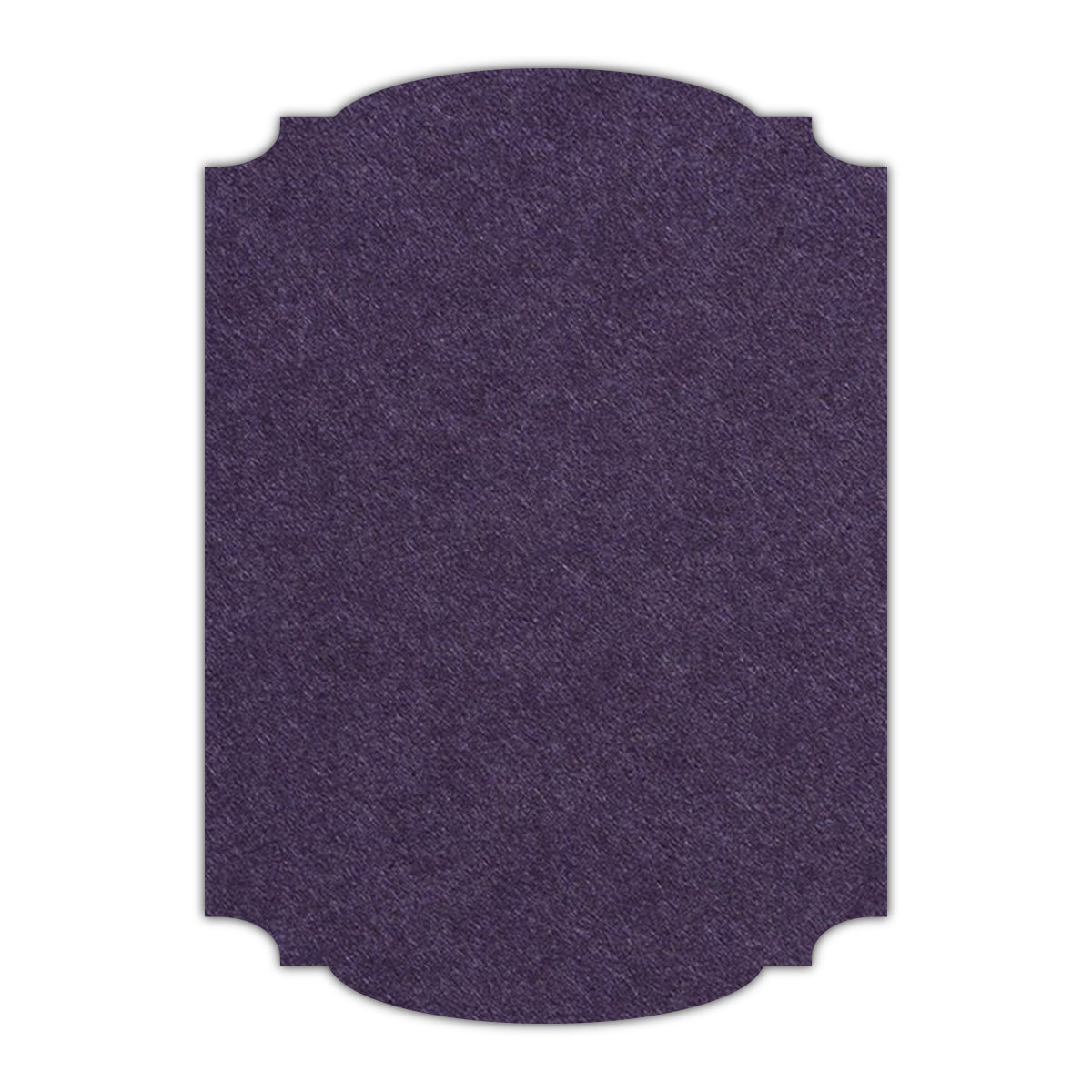 CMYK Print on Grape Cardstock | Shape P12 | 5" x 7"