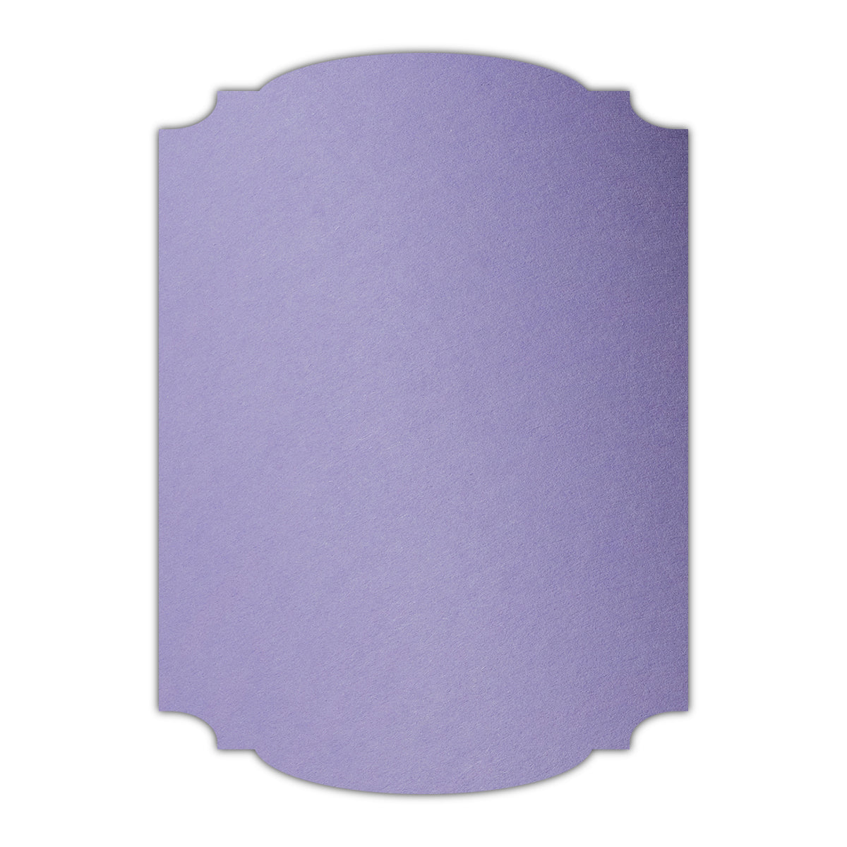 CMYK Print on Lavender Cardstock | Shape P12 | 3" x 4"