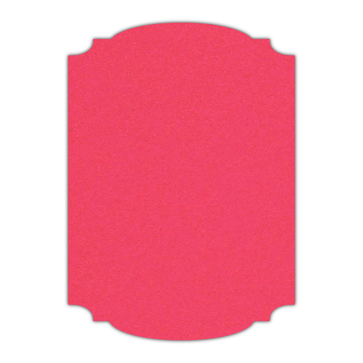 CMYK Print on Lipstick Cardstock | Shape P12 | 4.25" x 5.5"