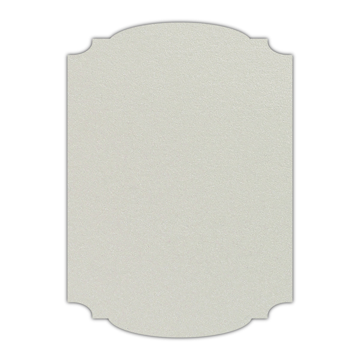 CMYK Print on Shimmer Lustre Cardstock | Shape P12 | 2.5" x 3.5"
