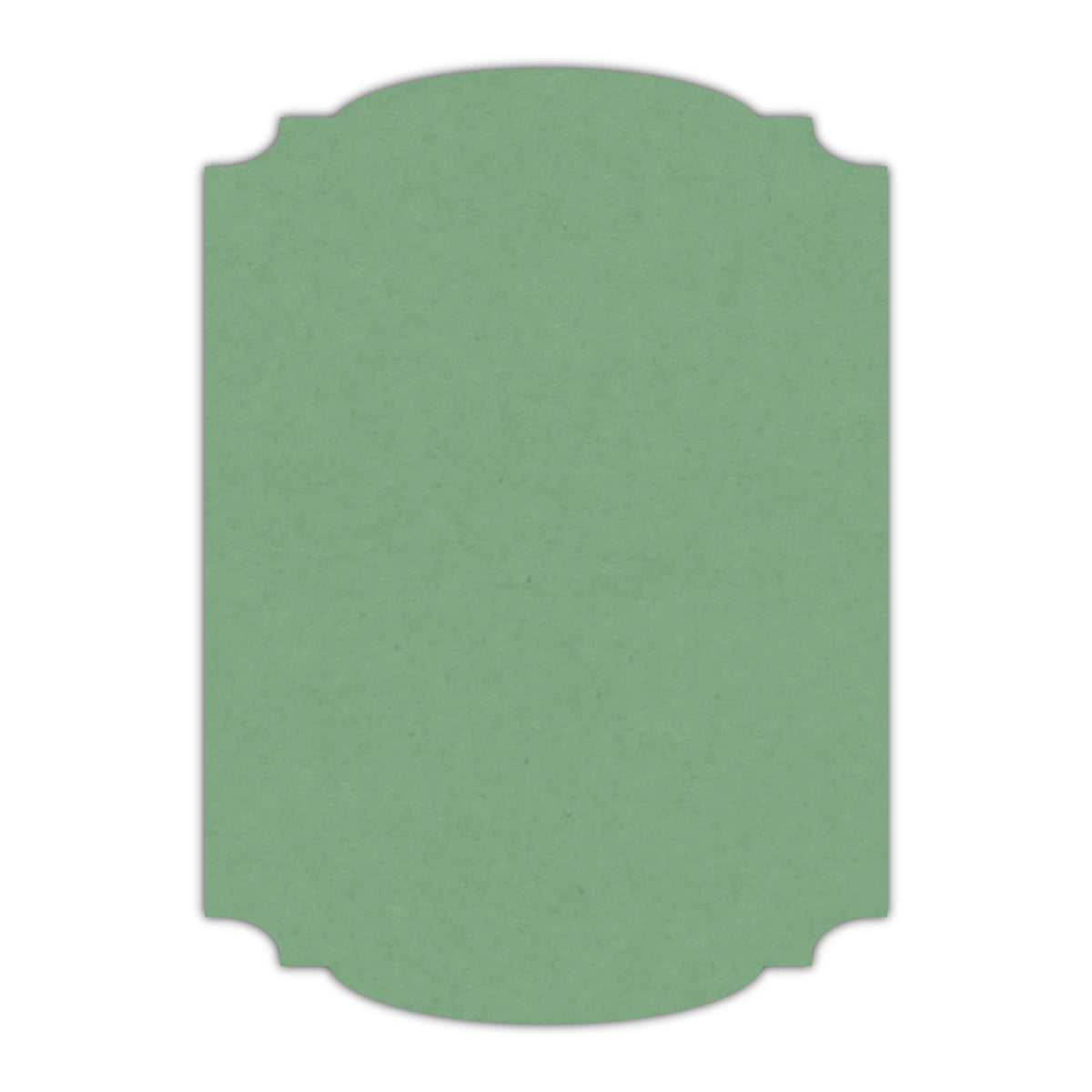 CMYK Print on Matcha Tea Cardstock | Shape P12 | 5.5" x 8.5"