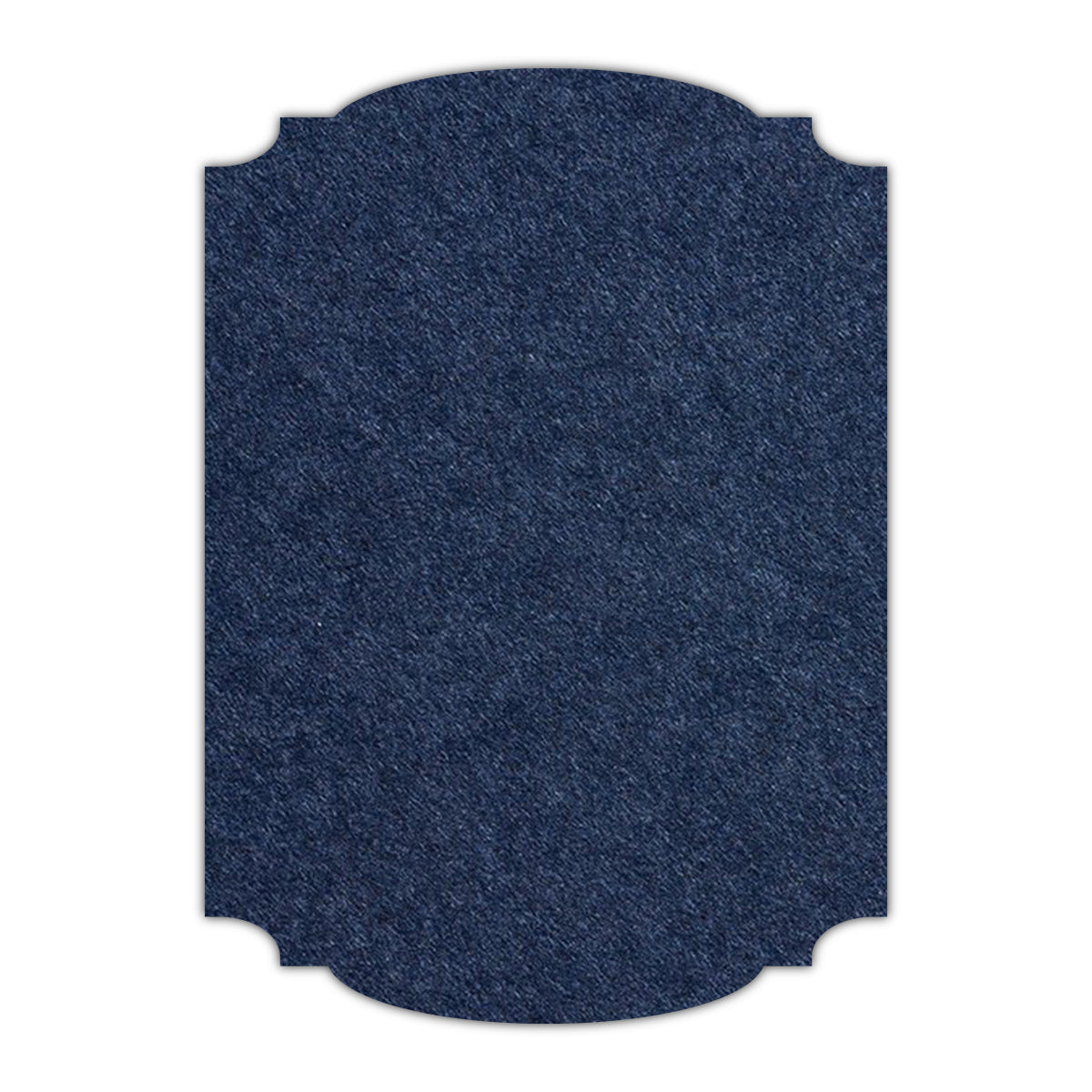 CMYK Print on Midnight Blue Cardstock | Shape P12 | 12" x 18"