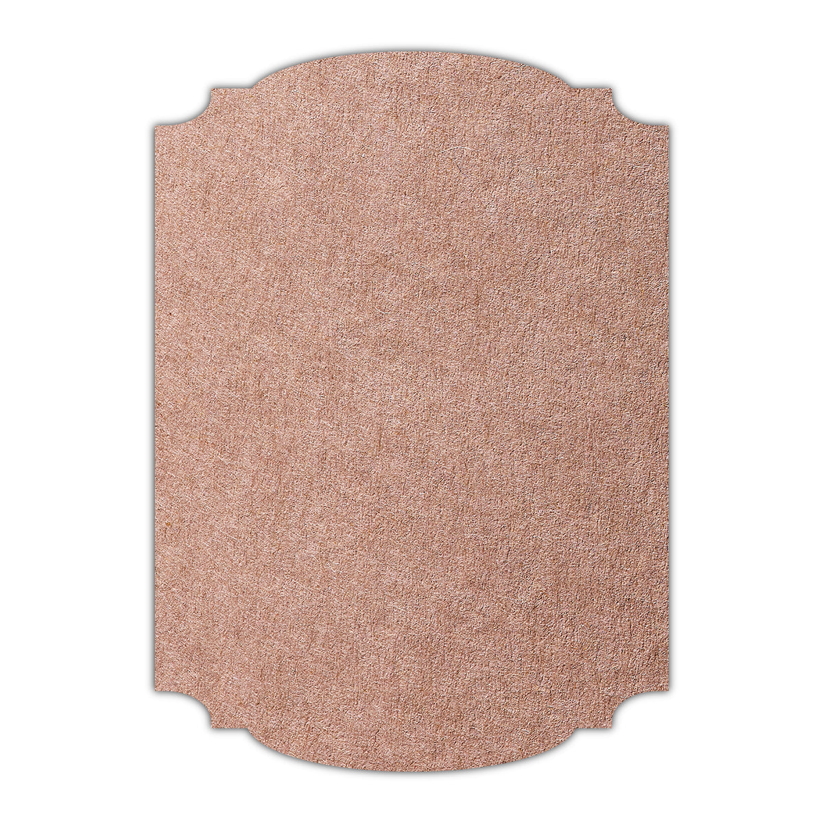 CMYK Print on Nubuck Brown Cardstock | Shape P12 | 11" x 17"