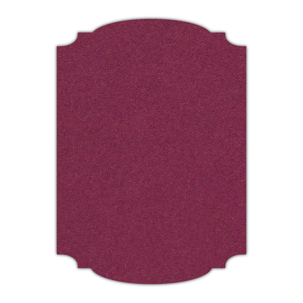 CMYK Print on Orchid Cardstock | Shape P12 | 3" x 5"