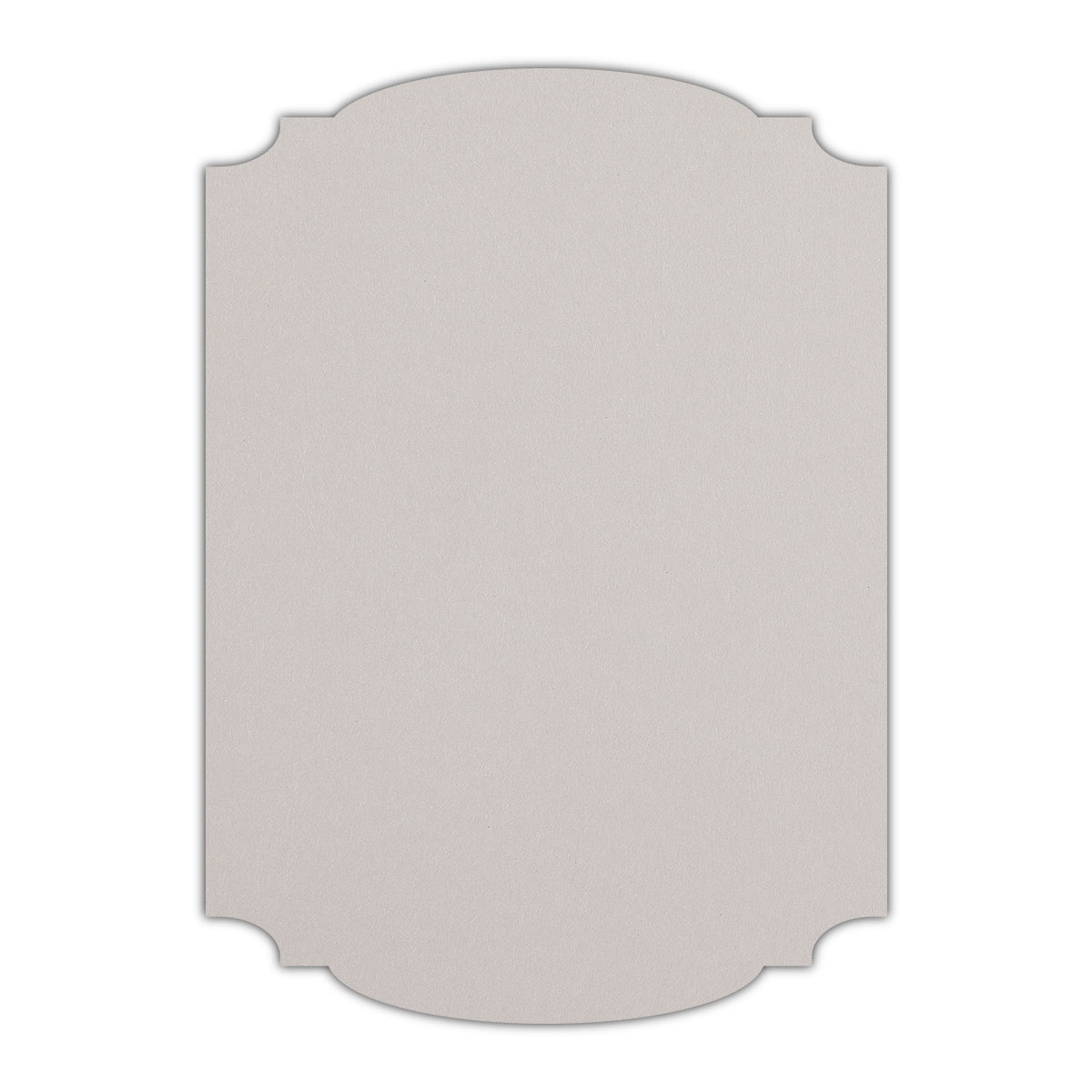 CMYK Print on Pale Grey Cardstock | Shape P12 | 3.5" x 5"