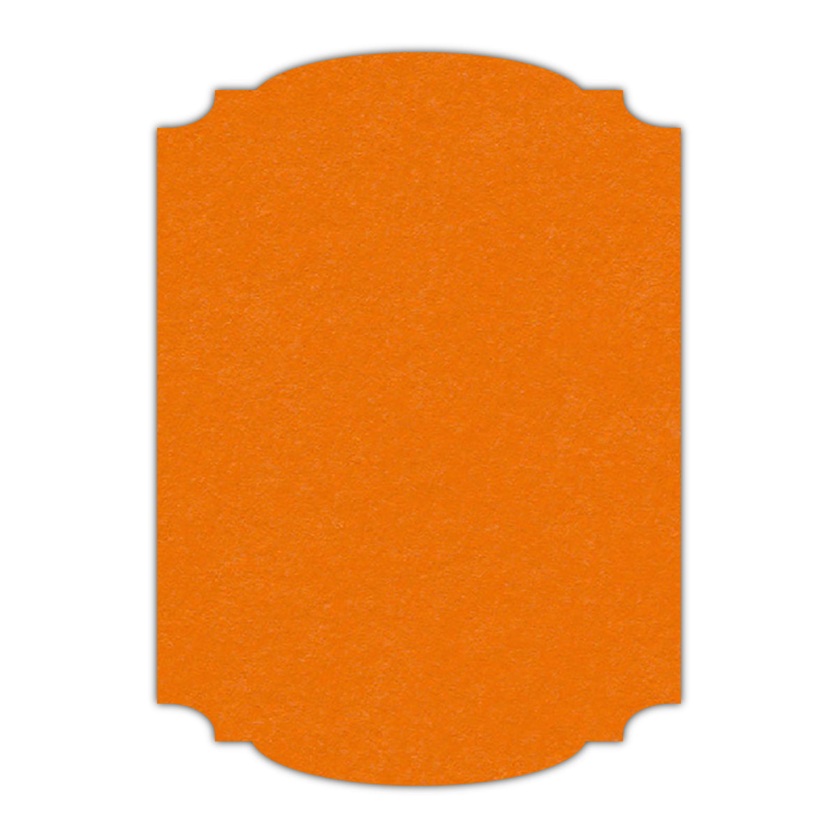 CMYK Print on Pumpkin Cardstock | Shape P12 | 4.25" x 5.5"