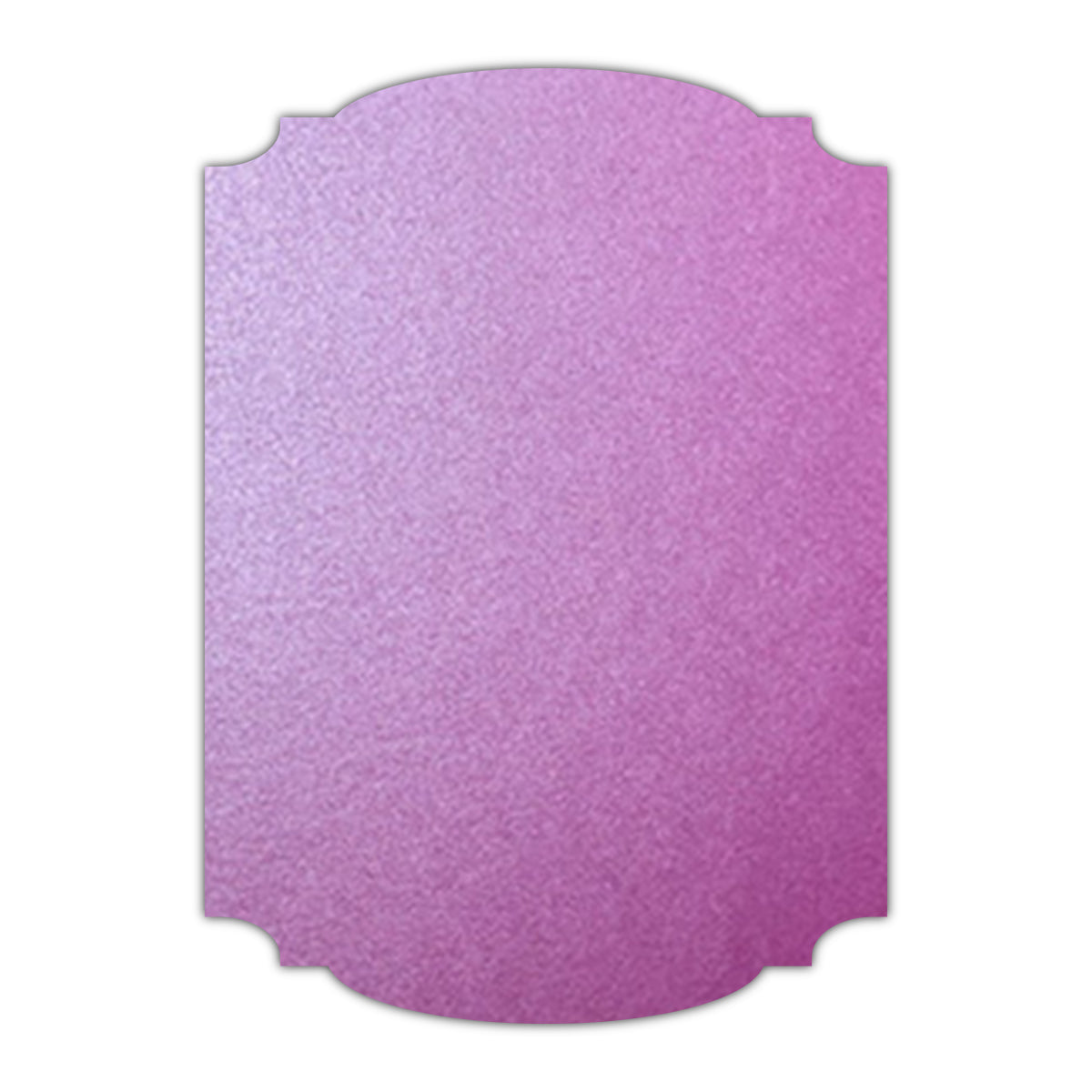 CMYK Print on Shimmer Punch Cardstock | Shape P12 | 5" x 8"