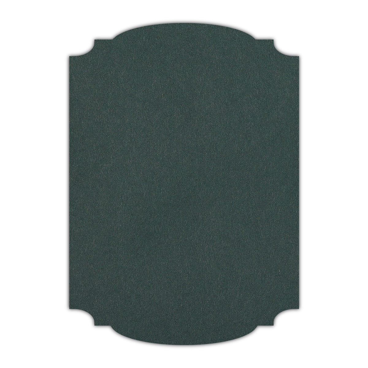 CMYK Print on Racing Green Cardstock | Shape P12 | 5.5" x 8.5"