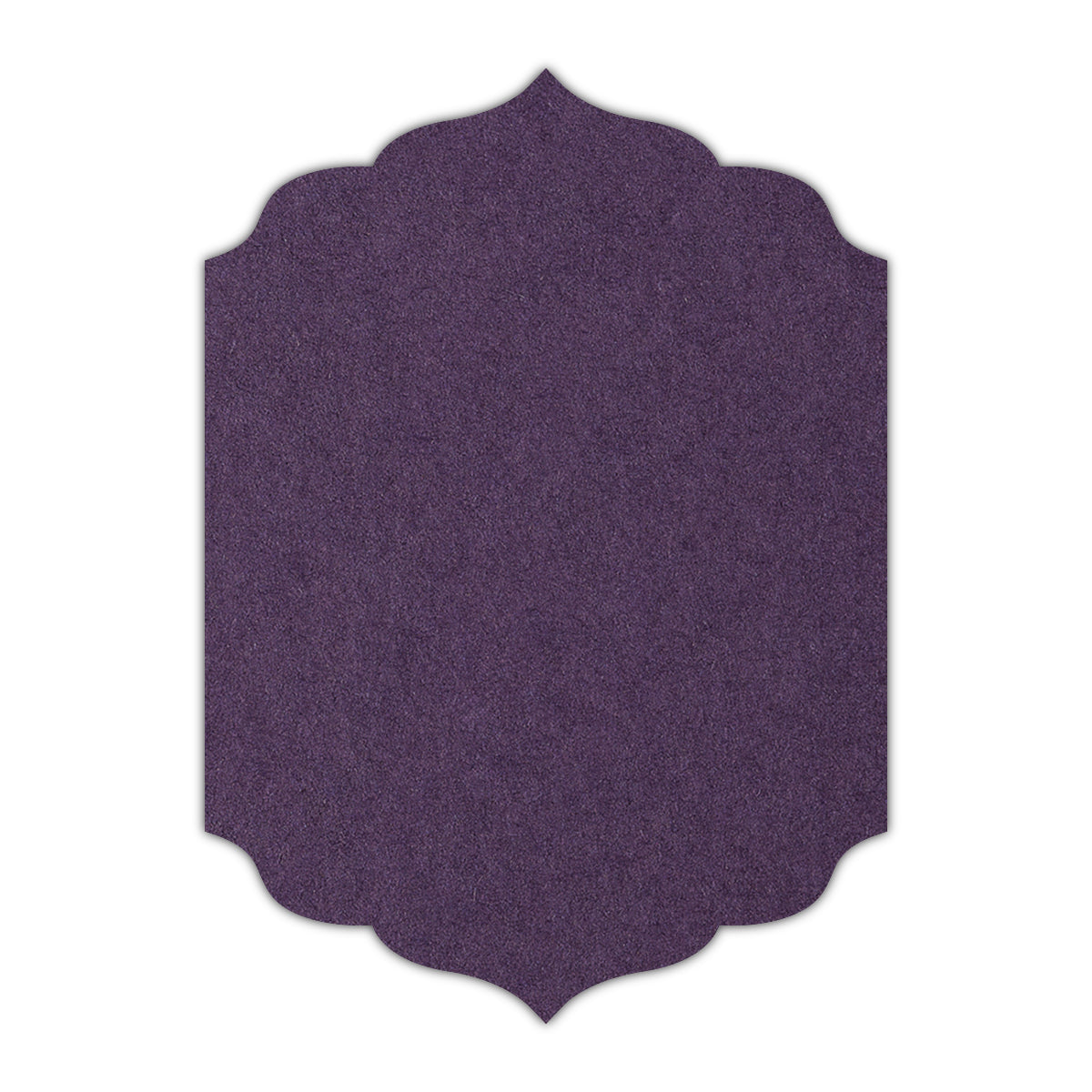 CMYK Print on Amethyst Cardstock | Shape P13 | 3" x 4"