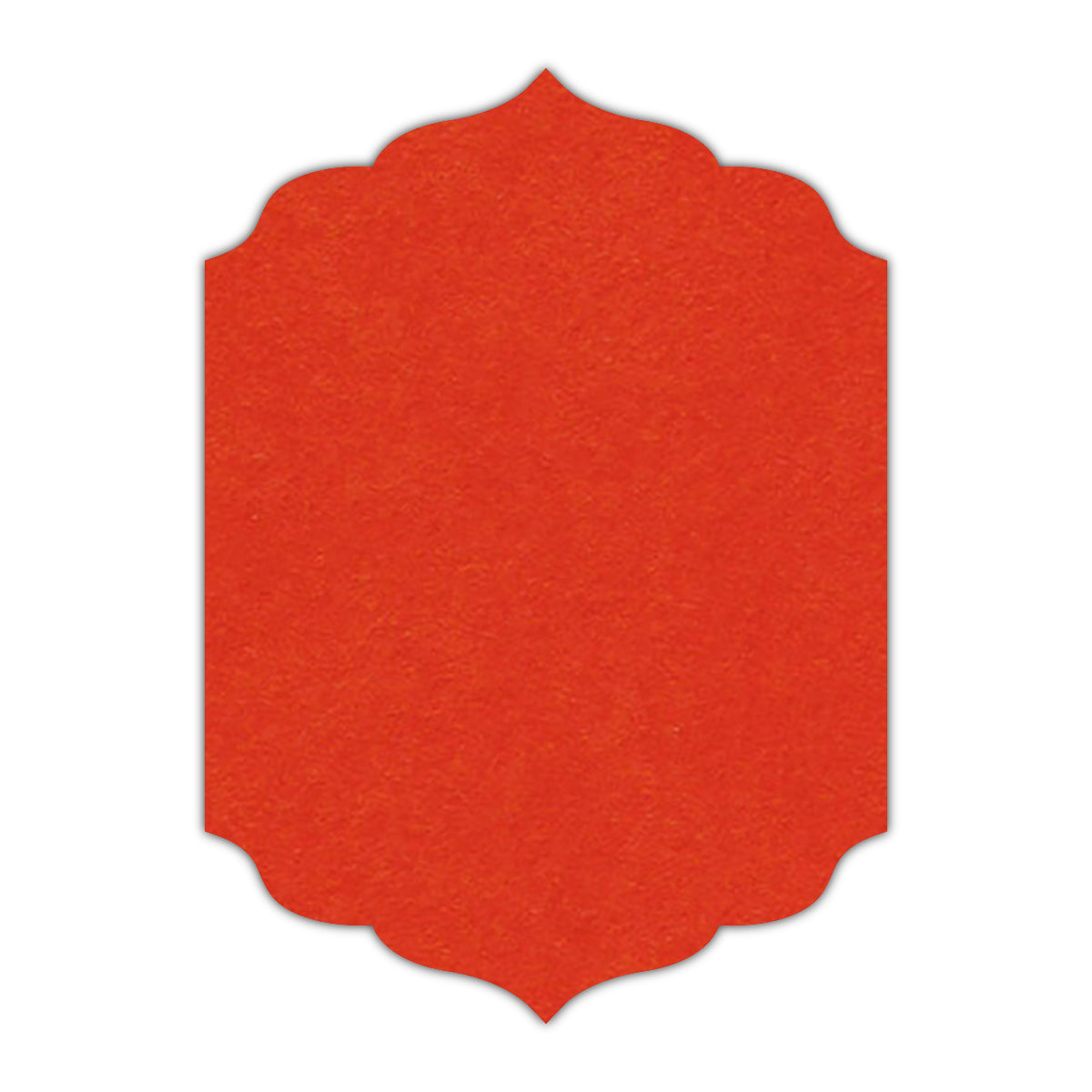 CMYK Print on Chili Pepper Cardstock | Shape P13 | 12" x 18"