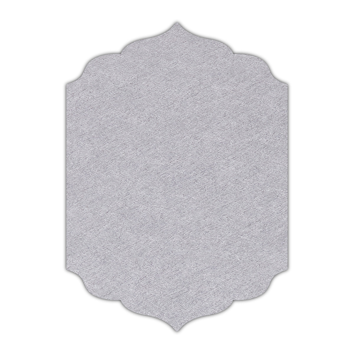CMYK Print on Cool Grey Cardstock | Shape P13 | 11" x 14"