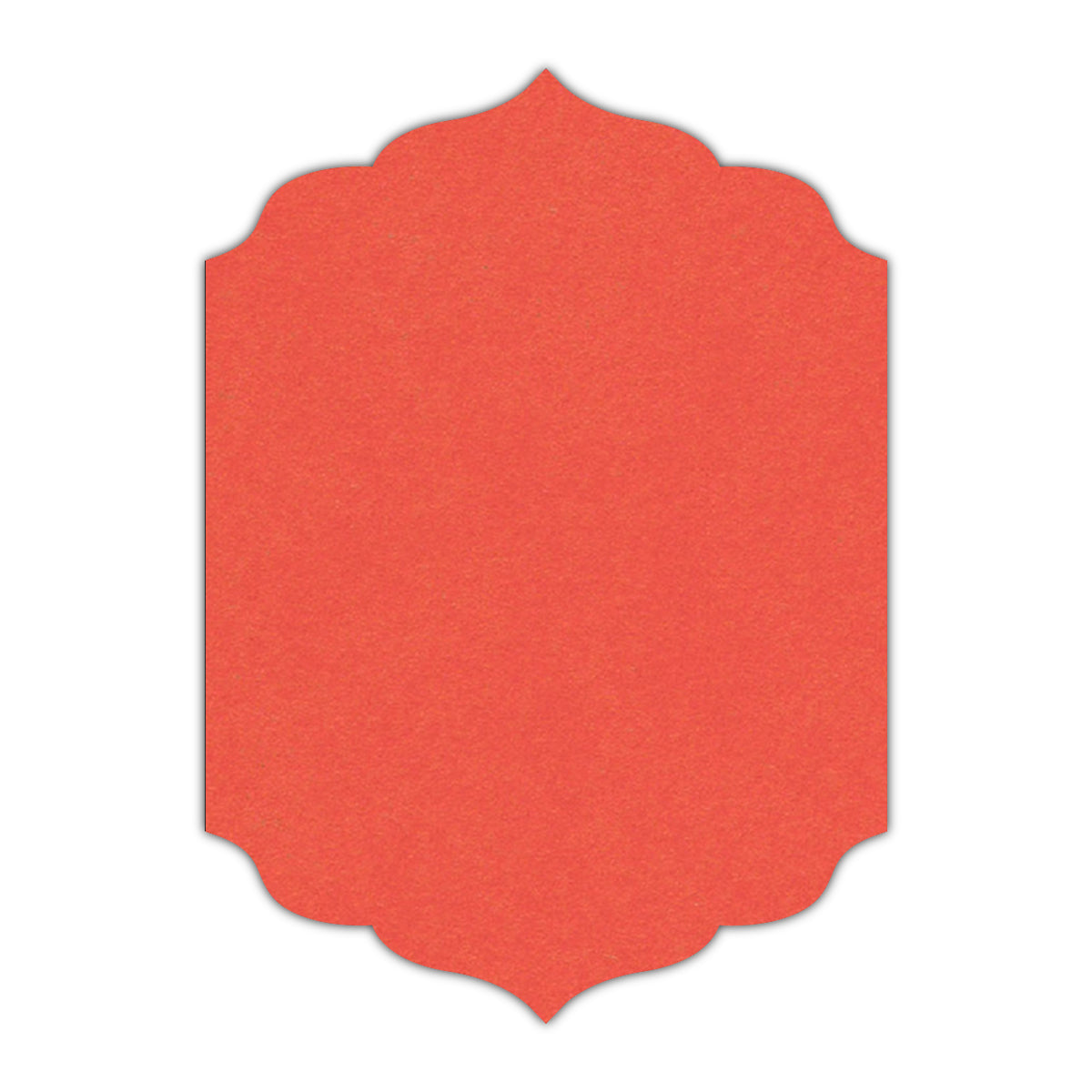 CMYK Print on Coral Cardstock | Shape P13 | 8.5" x 11"