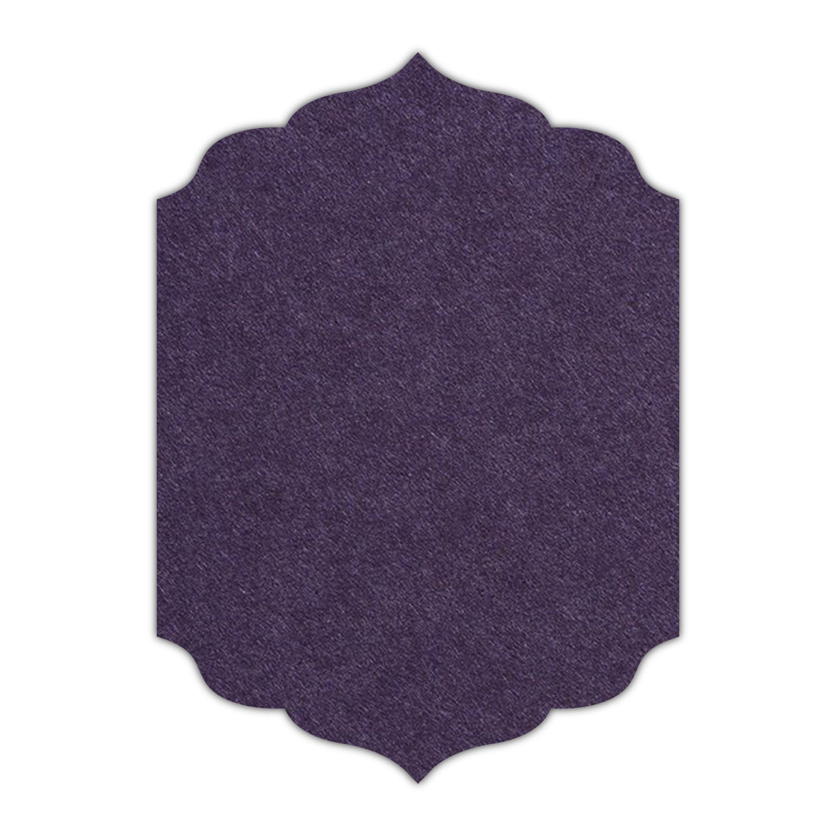 CMYK Print on Grape Cardstock | Shape P13 | 12" x 18"