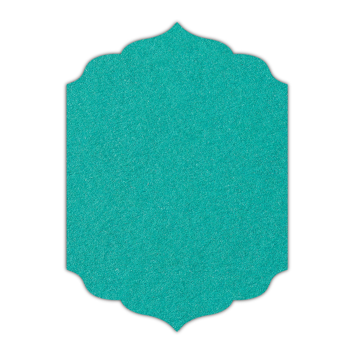 CMYK Print on Marrs Green Cardstock | Shape P13 | 2" x 3"