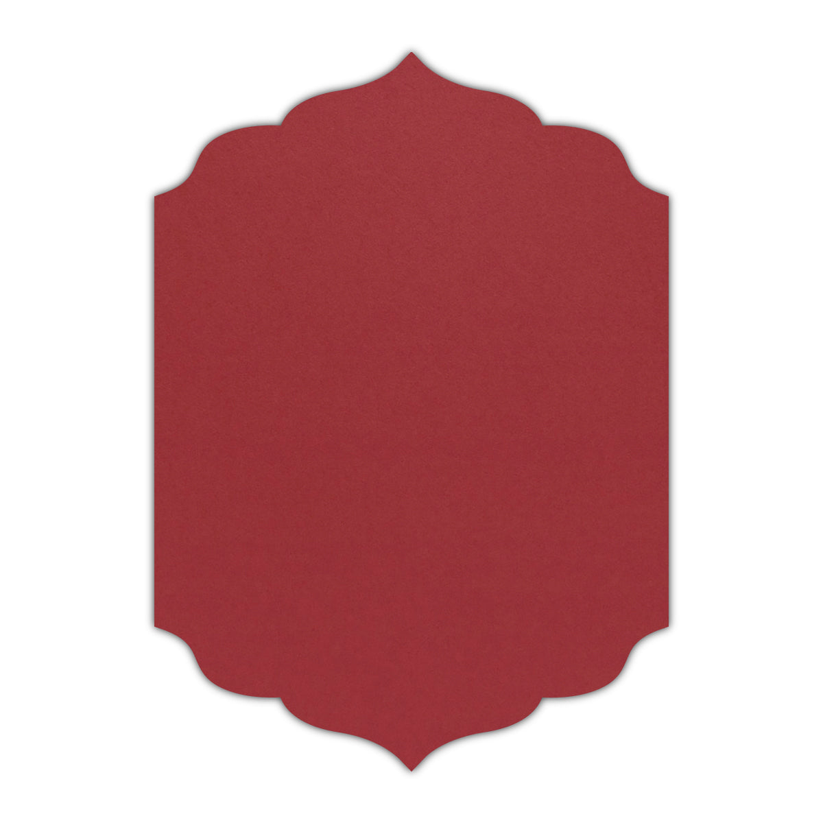 CMYK Print on Shimmer Mars Cardstock | Shape P13 | 3" x 4"
