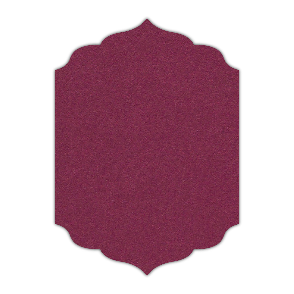CMYK Print on Orchid Cardstock | Shape P13 | 3" x 5"