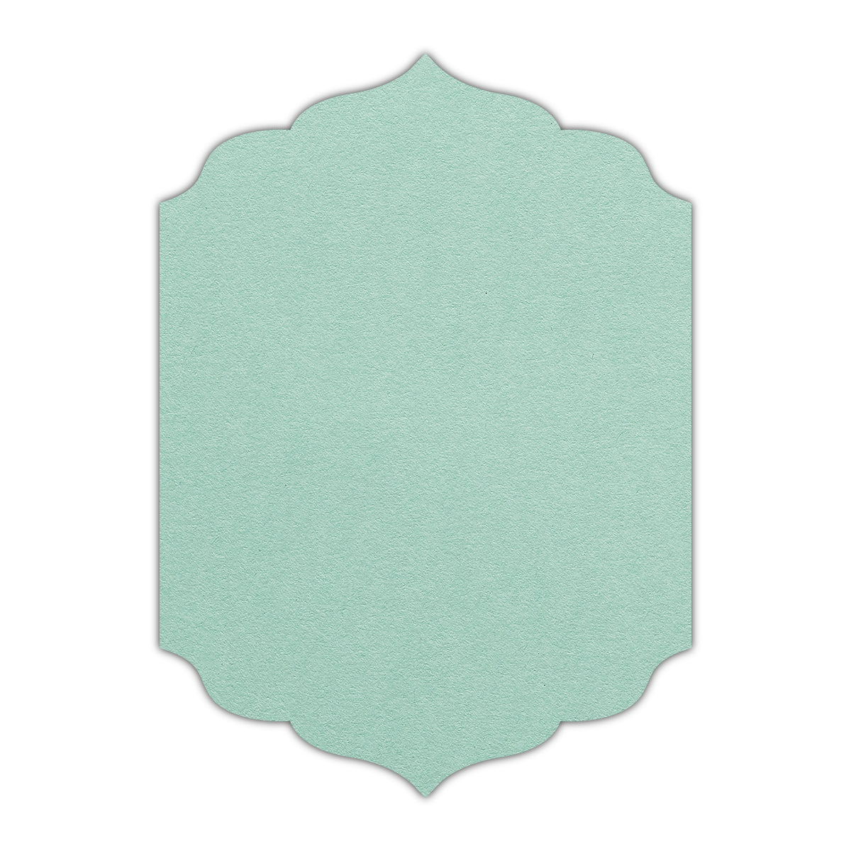 CMYK Print on Park Green Cardstock | Shape P13 | 5.5" x 8.5"