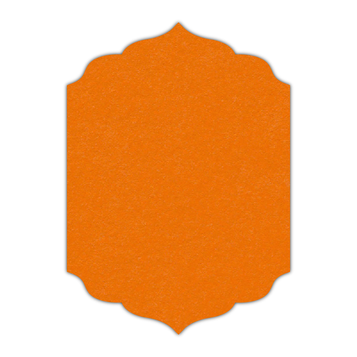 CMYK Print on Pumpkin Cardstock | Shape P13 | 5" x 8"