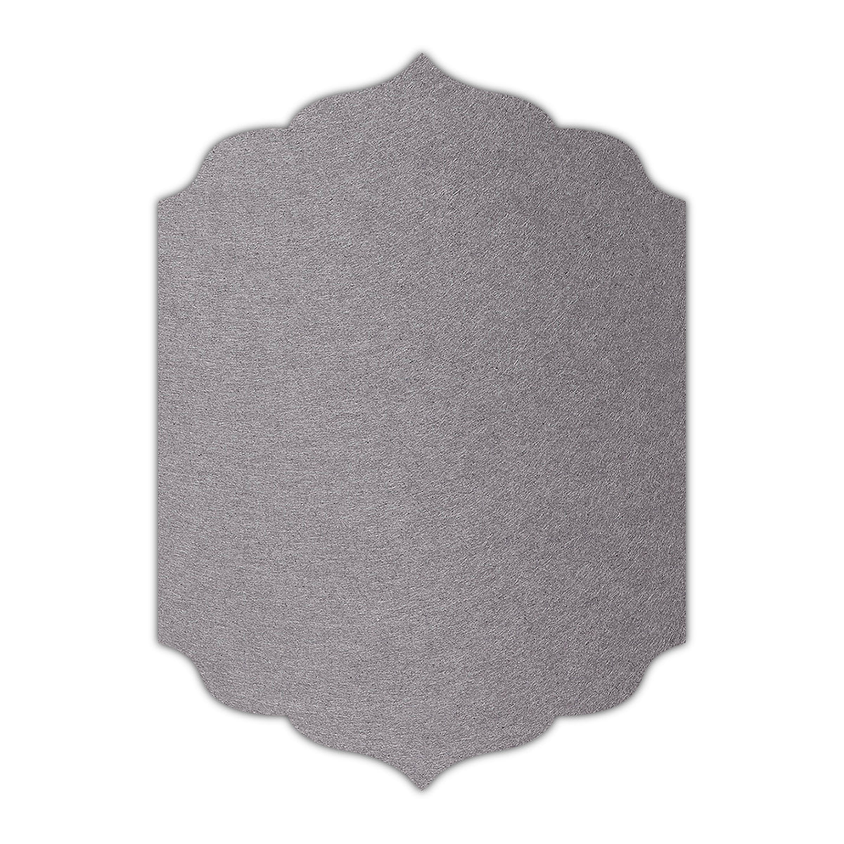 CMYK Print on Smoke Cardstock | Shape P13 | 3" x 5"