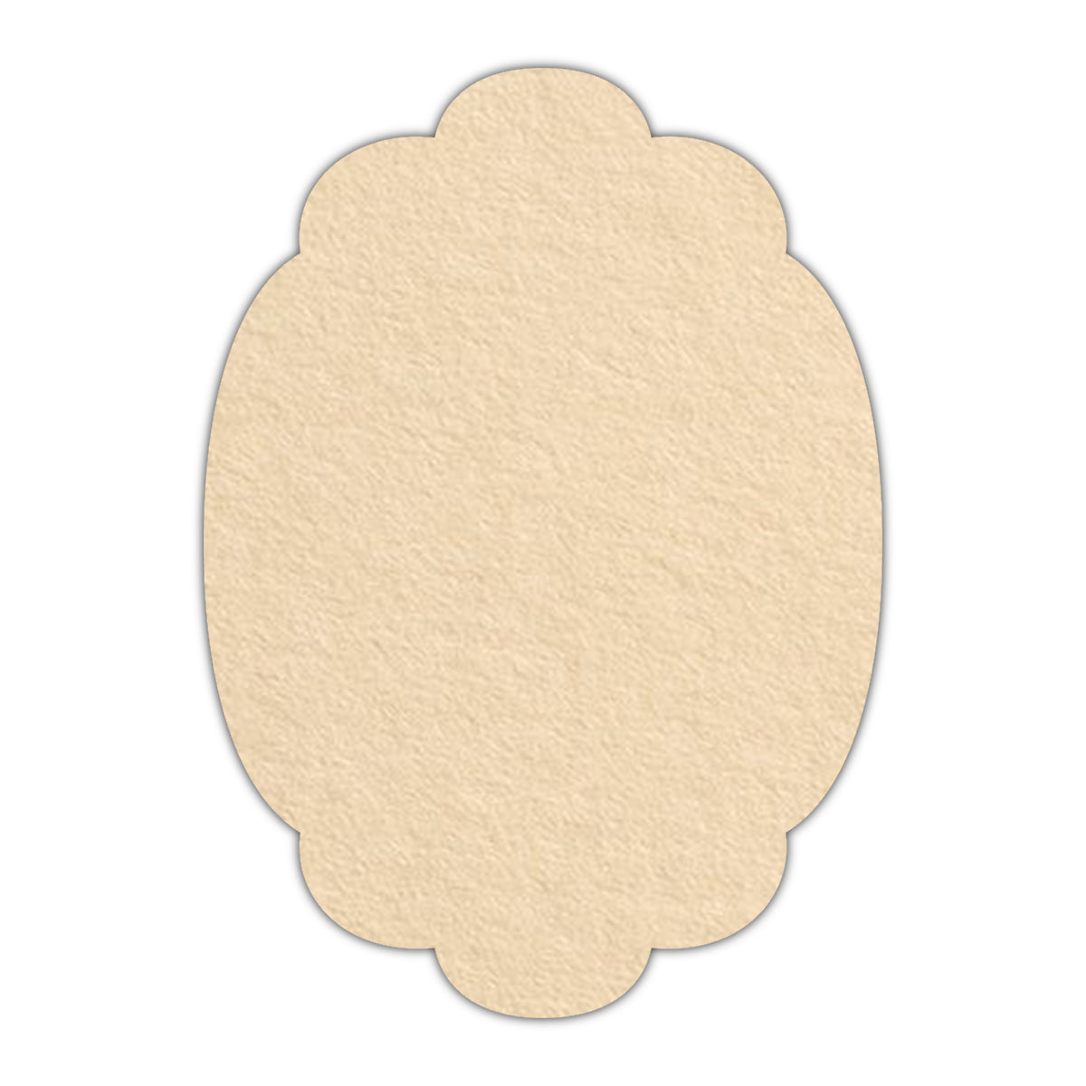 CMYK Print on Antique Ivory Cardstock | Shape P14 | 5.5" x 8.5"