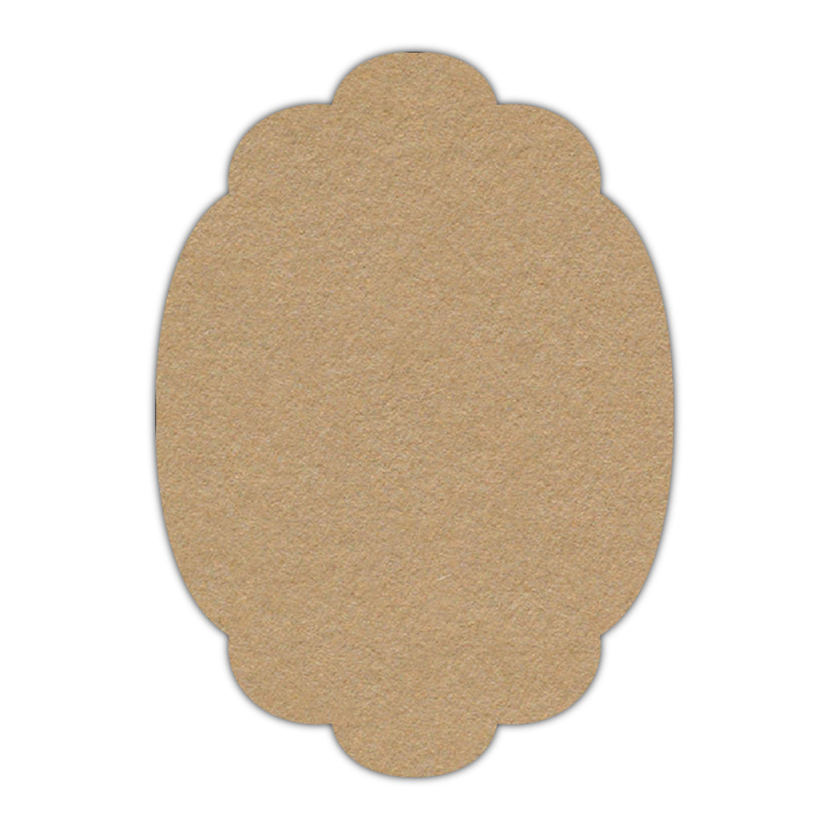CMYK Print on Camel Cardstock | Shape P14 | 12" x 18"