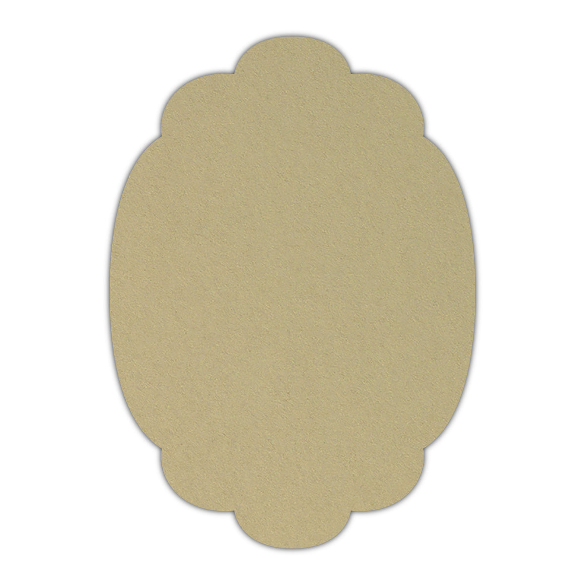 CMYK Print on Shimmer Champagne Cardstock | Shape P14 | 6" x 9"