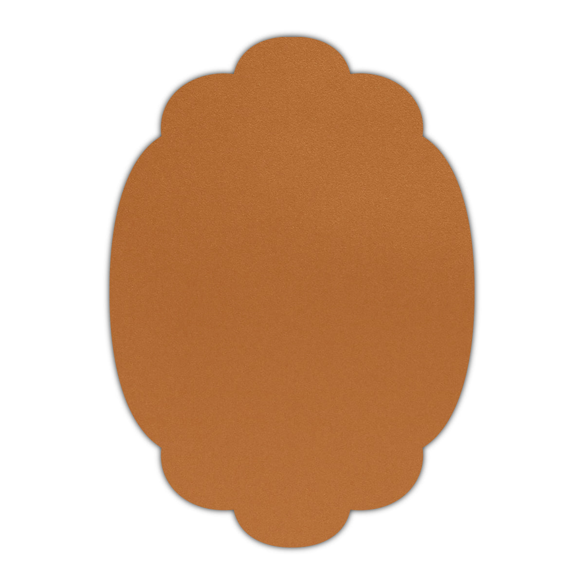CMYK Print on Shimmer Copper Cardstock | Shape P14 | 3.5" x 5"