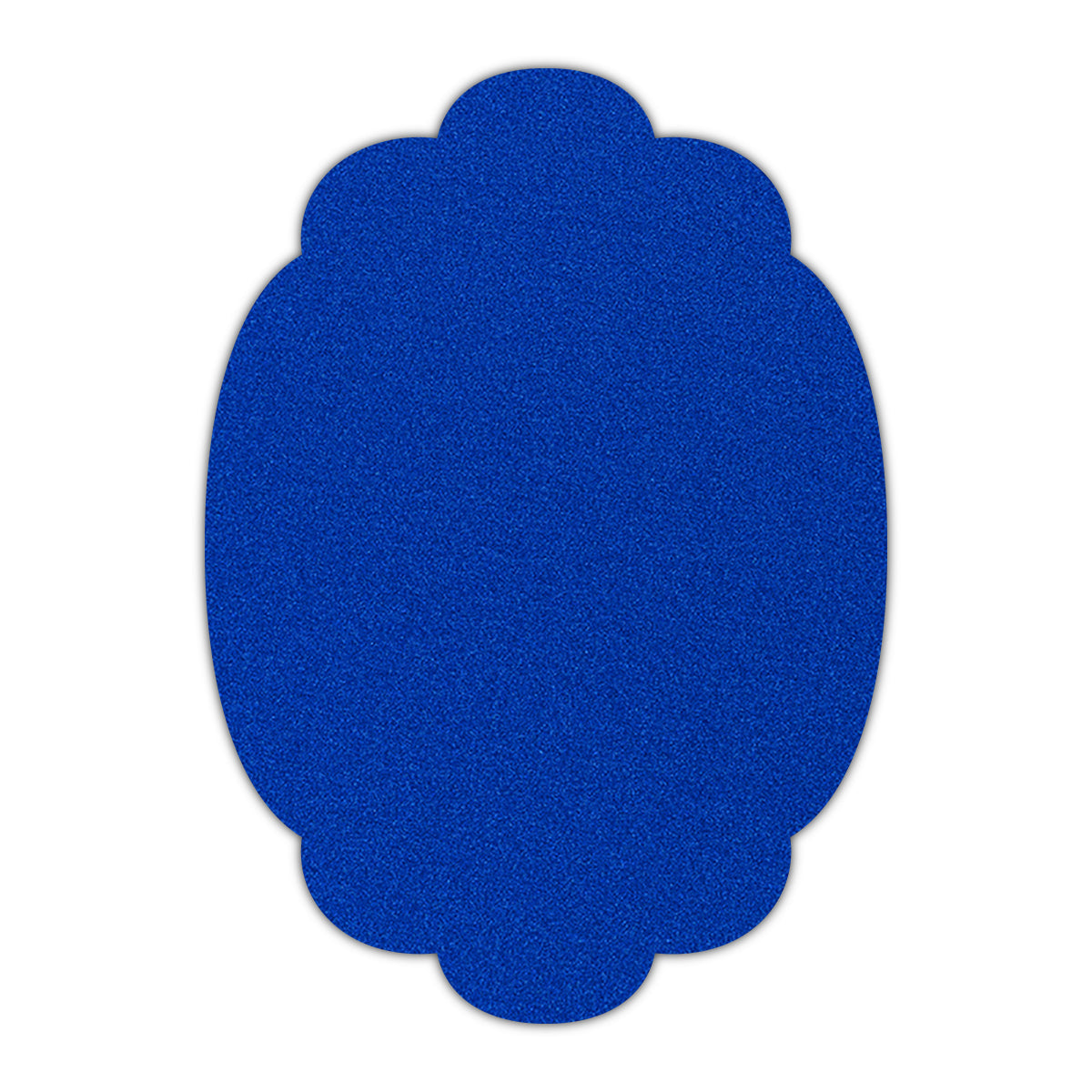 CMYK Print on Shimmer Electric Blue Cardstock | Shape P14 | 11" x 17"