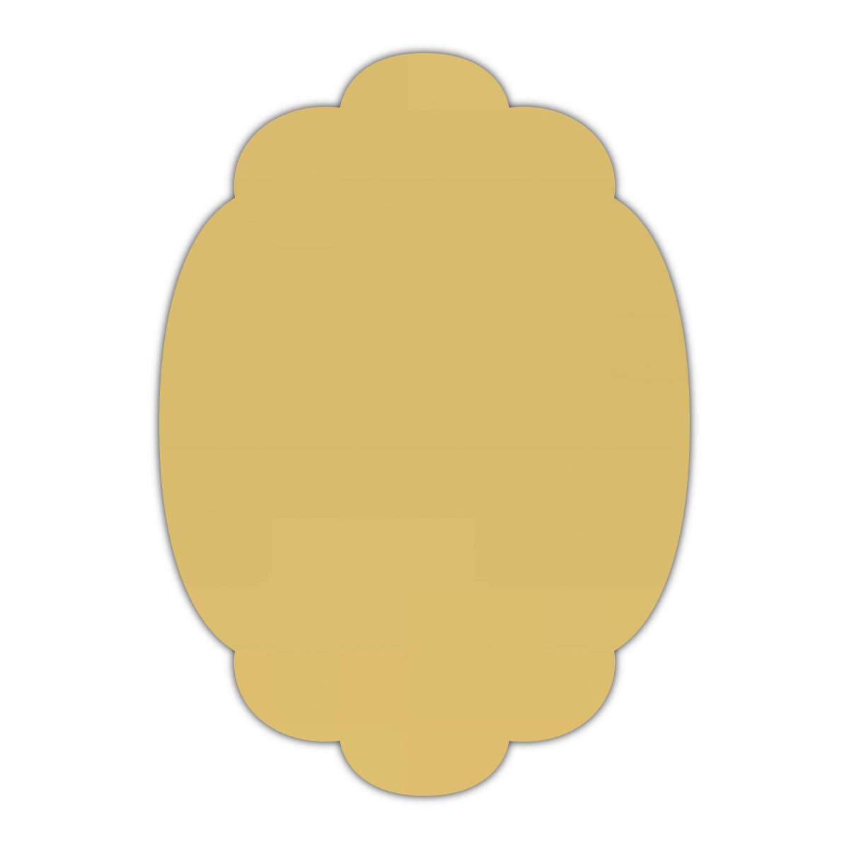 CMYK Print on Shimmer Gold Cardstock | Shape P14 | 11" x 14"