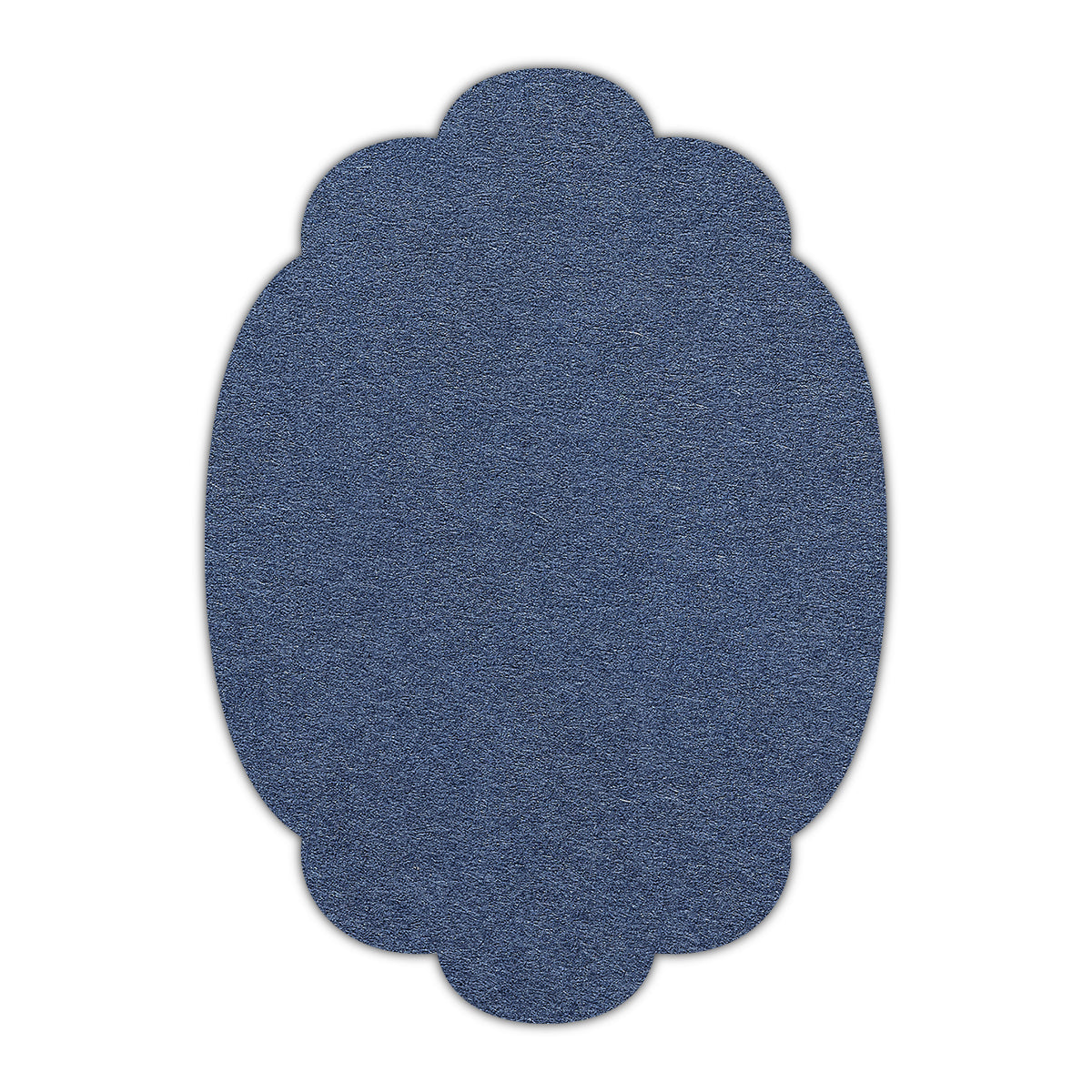 CMYK Print on Imperial Blue Cardstock | Shape P14 | 3" x 5"