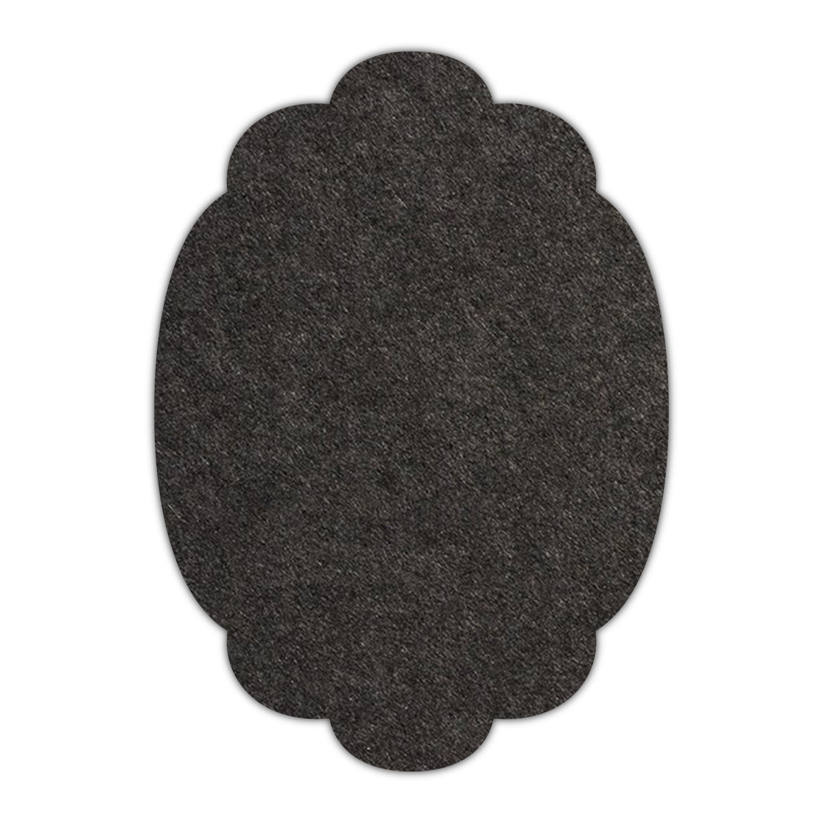 CMYK Print on Licorice Black Cardstock | Shape P14 | 2" x 3"