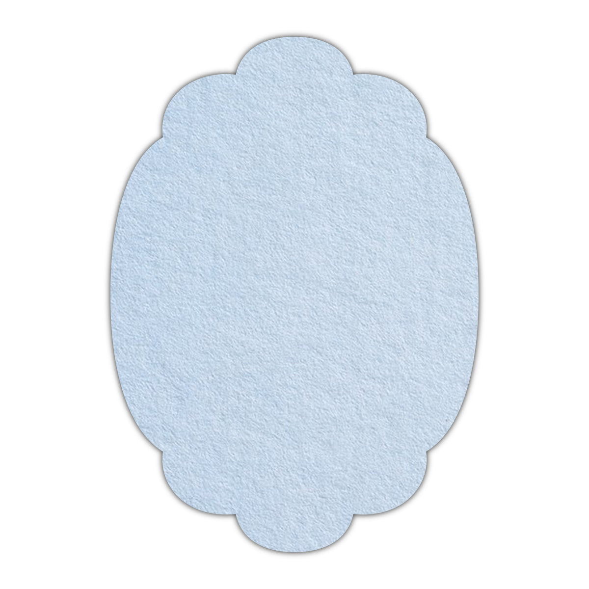 CMYK Print on Light Sky Blue Cardstock | Shape P14 | 5" x 8"