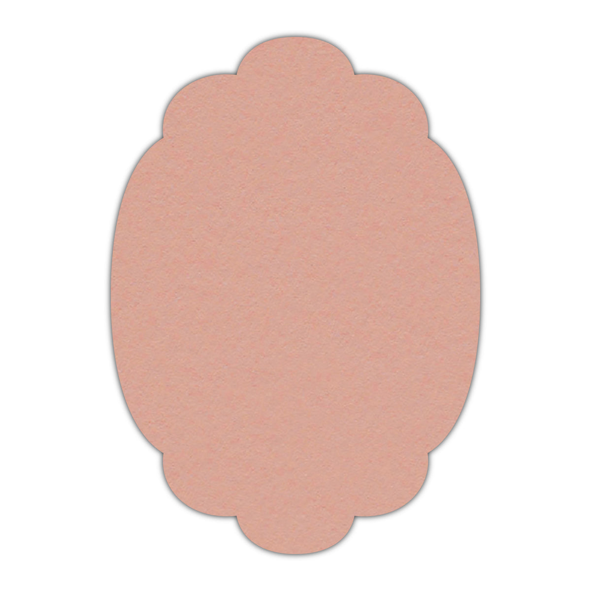 CMYK Print on Old Rose Cardstock | Shape P14 | 3" x 4"