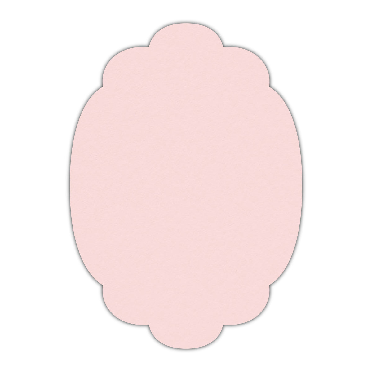 CMYK Print on Pastel Pink Cardstock | Shape P14 | 3.5" x 5"
