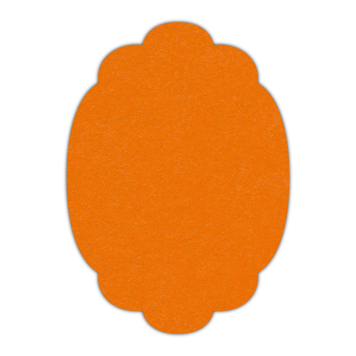 CMYK Print on Pumpkin Cardstock | Shape P14 | 3" x 4"
