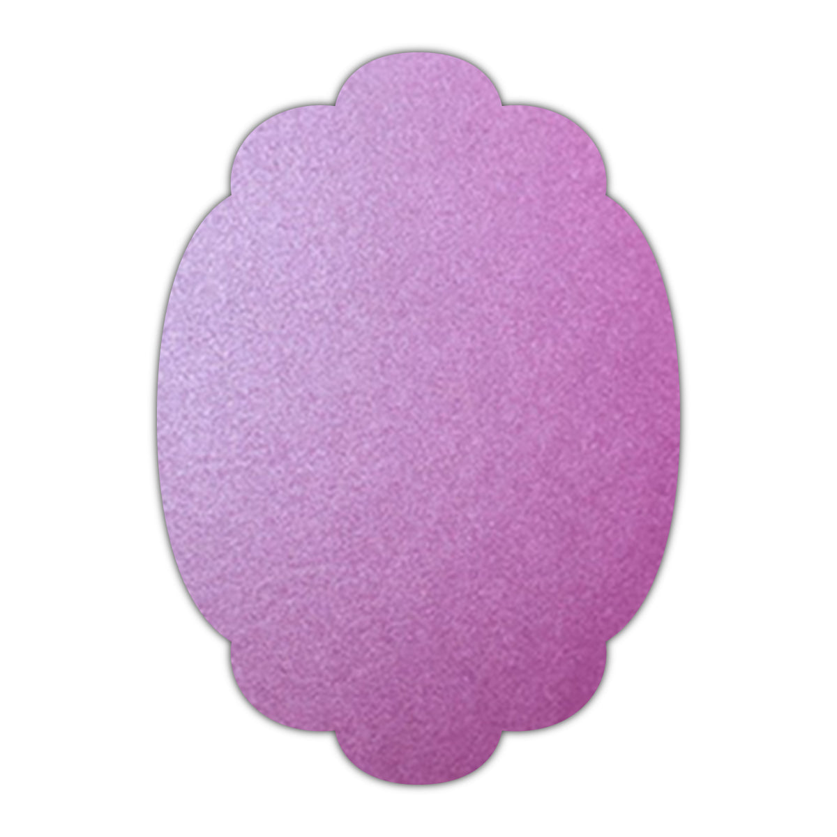 CMYK Print on Shimmer Punch Cardstock | Shape P14 | 2.5" x 3.5"
