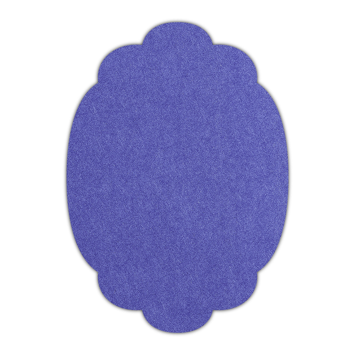 CMYK Print on Royal Blue Cardstock | Shape P14 | 3" x 5"